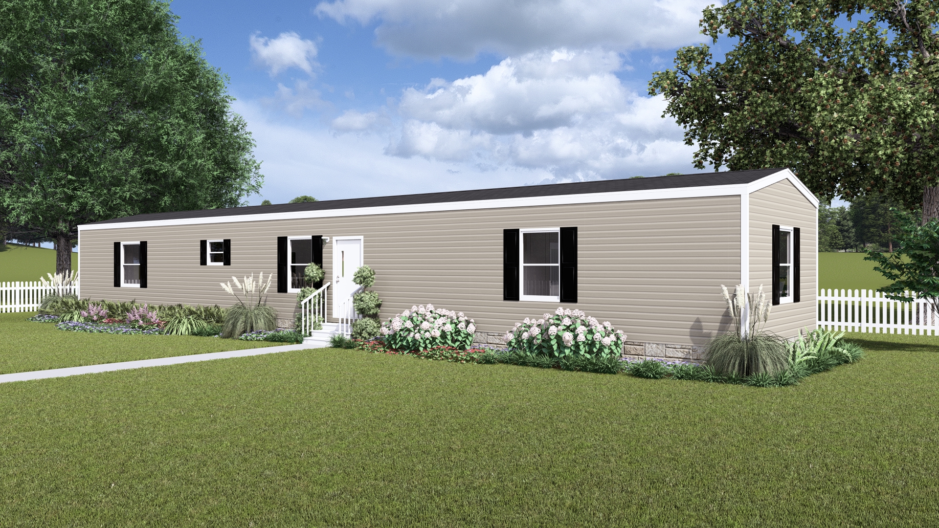 The Aspen Single Wide home by Tru Homes for sale at Gulf South Homes in Houma, Louisiana